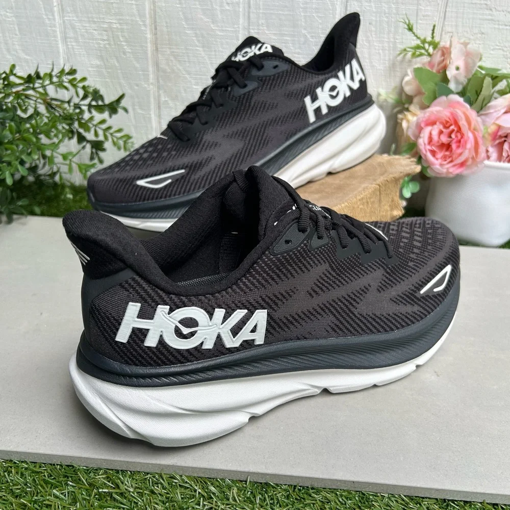 HOKA Clifton 9 Rubber-Trimmed Mesh Running Sneakers men size 14D NEW/no box